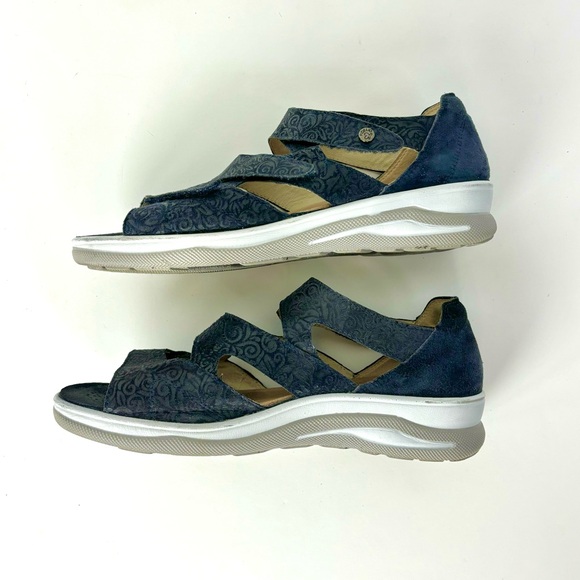 Fidelio navy Hilly sandals - Picture 5 of 10
